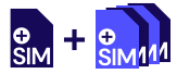 sim + cztery sim